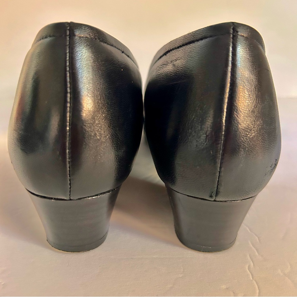 SAS Tuscany Black Leather Heels for Women size 10 M - Picture 5 of 8